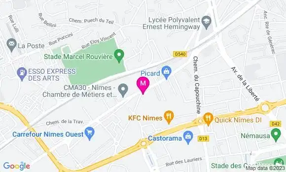 Localisation Restaurant  La Petite Pause