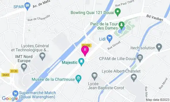 Localisation Pizzeria La Boite à Pizza