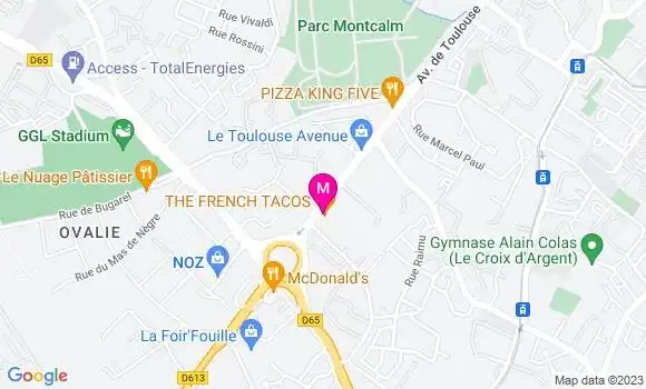 Localisation Restaurant Tacos The French Tacos