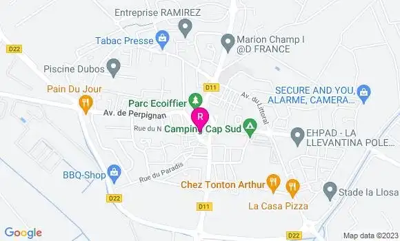 Localisation Restaurant  Al Moussec