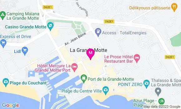 Localisation Pizzeria Euro Pizza