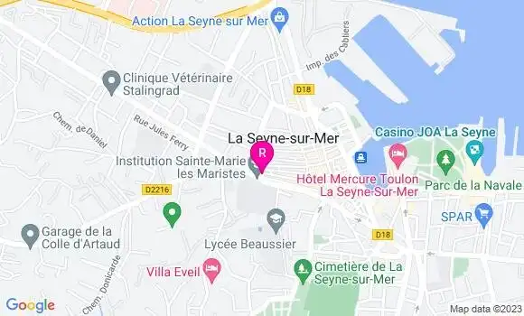 Localisation Restaurant  Le P