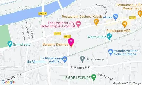 Localisation Restaurant  Burger