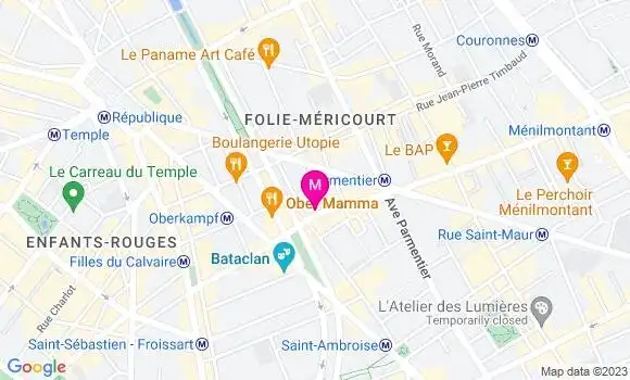 Localisation Restaurant  Pierre Sang