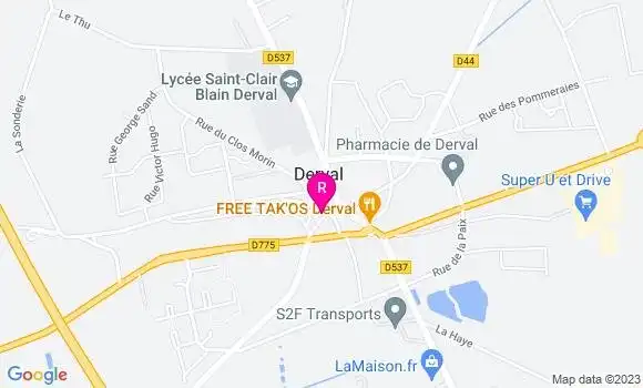 Localisation Restaurant  Damily Pizzas