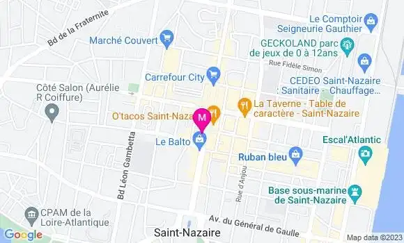 Localisation Restaurant Turc Le Bosphore