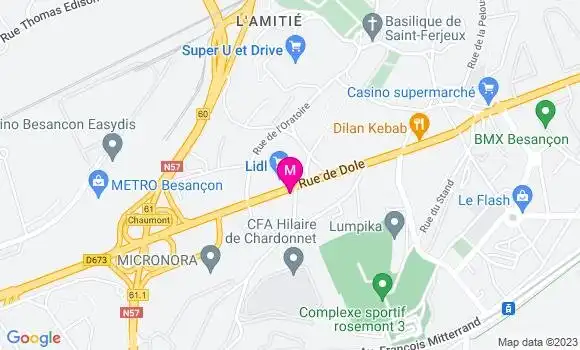 Localisation Pizzeria Pizza Delos