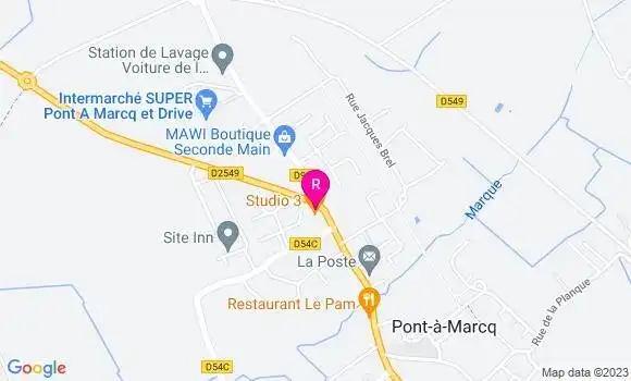 Localisation Restaurant  Studio 3