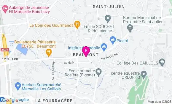 Localisation Pizzeria Bella Pizza