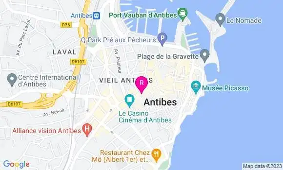 Localisation Restaurant  Le 22