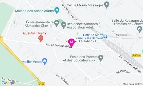 Localisation Restaurant  Chez Nulek