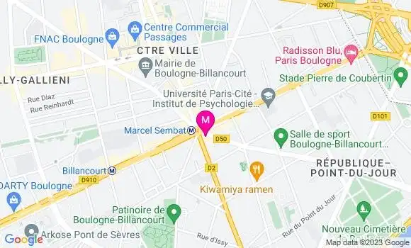 Localisation Sandwicherie Pomme de Pain