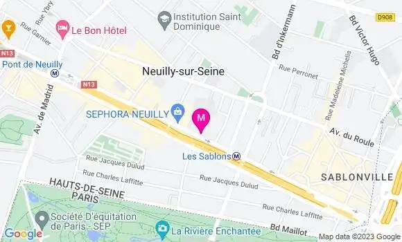Localisation Sandwicherie Pomme de Pain