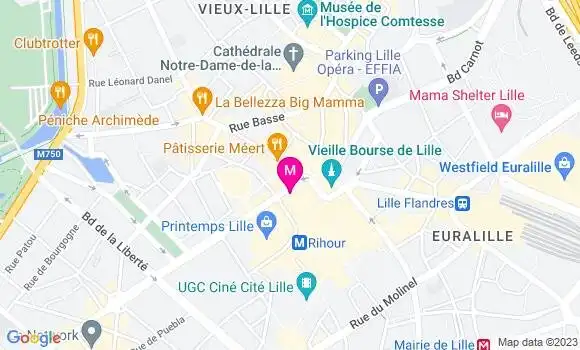 Localisation Sandwicherie Pomme de Pain