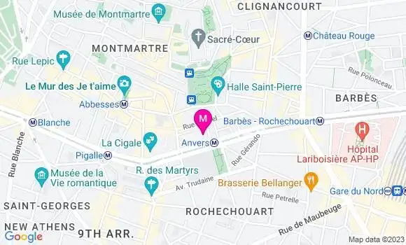 Localisation Sandwicherie Pomme de Pain