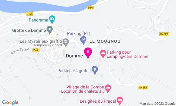 Localisation Restaurant  Pizza Domme
