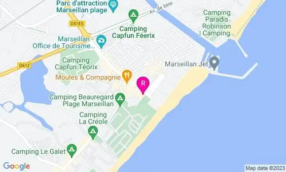 Localisation Restaurant  Cote Plage
