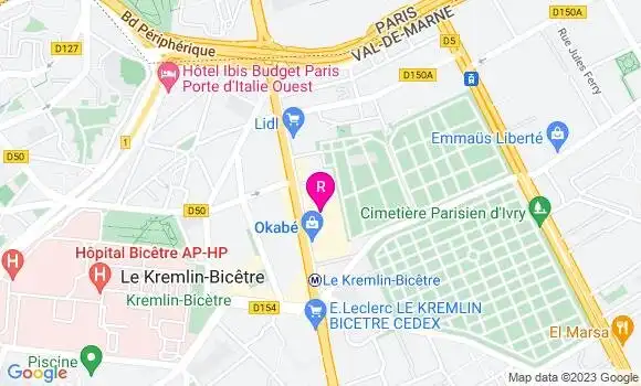 Localisation Fast Food Subway
