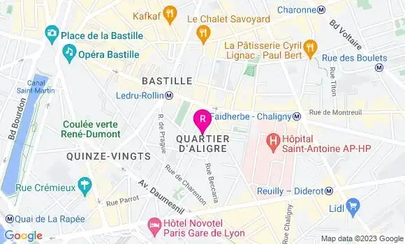 Localisation Restaurant Chinois Jia Wei