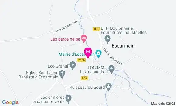 Localisation Restaurant Bar Le Saint Georges