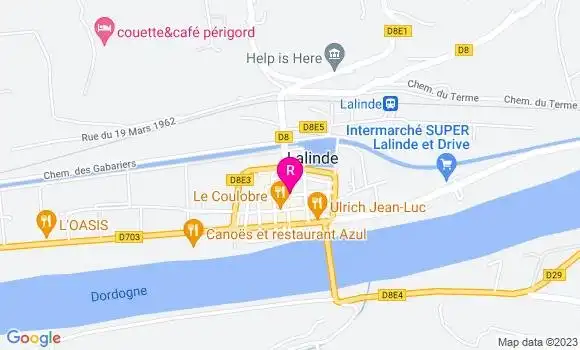 Localisation Restaurant Bar La Petite Cuillère