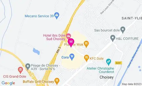 Localisation Restaurant  La Tour de Pize