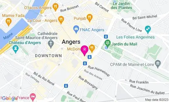 Localisation Fast Food Subway