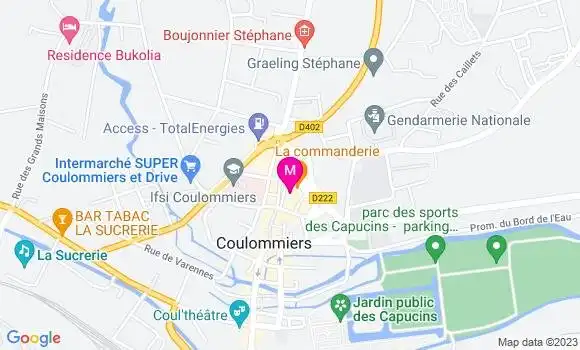 Localisation Restaurant Asiatique Royal Coulommiers