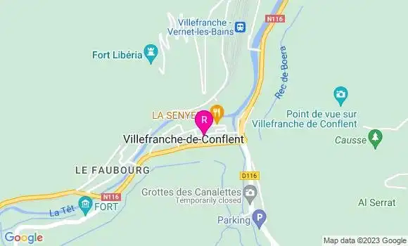 Localisation Pizzeria des Remparts