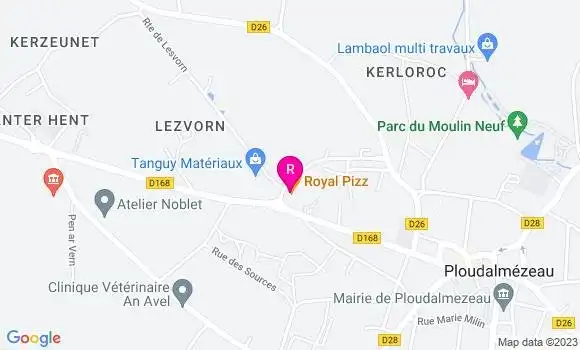 Localisation Pizzeria Royal Pizz