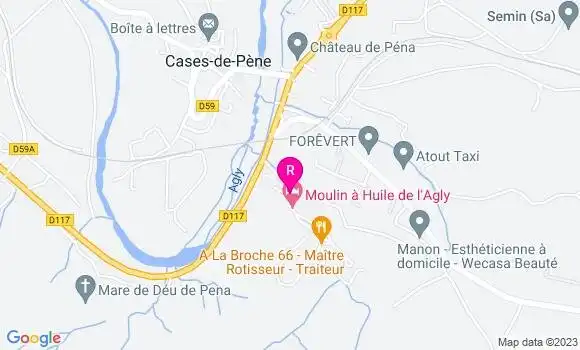 Localisation Restaurant  A la Broche 66
