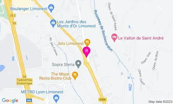 Localisation Restaurant  Paul