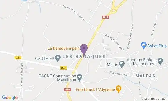 Localisation La Bonne Auberge