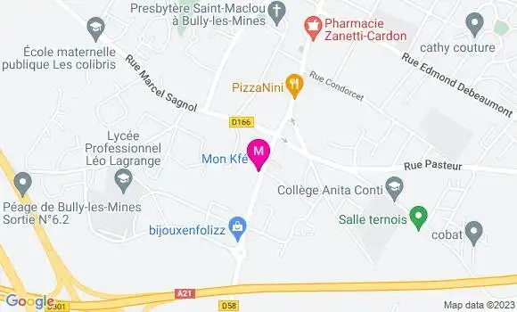 Localisation Restaurant  La Fourmigue