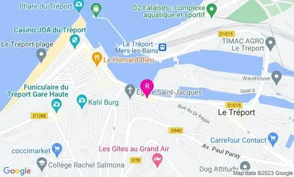 Localisation Kebab Le Quai Bab Treportais