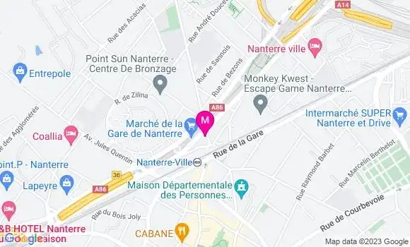 Localisation Restaurant  Rotisserie de la Gare