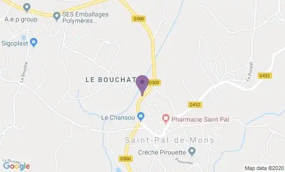 Localisation Restaurant  Le San Palou