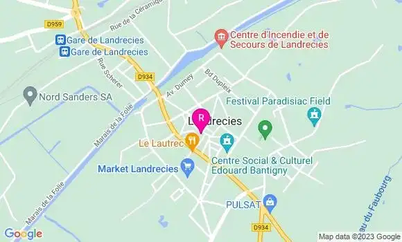 Localisation Restaurant  Friterie de la Place