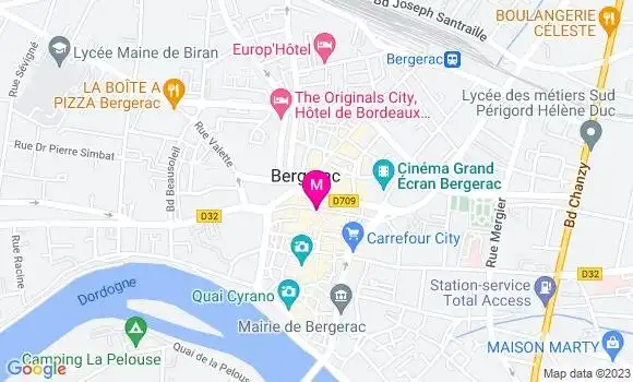 Localisation Restaurant  Le Victoria