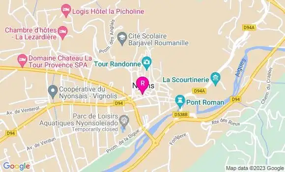 Localisation Restaurant  Une Rose au Paradis