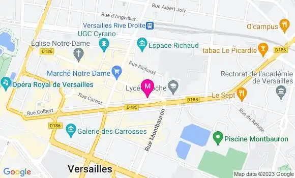 Localisation Pizzeria Le Madrien