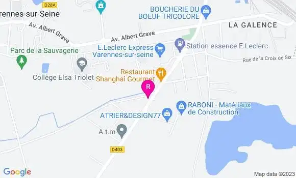 Localisation Pizzeria La Taverne des Pizzas