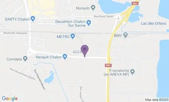 Localisation Restaurant  Le Break
