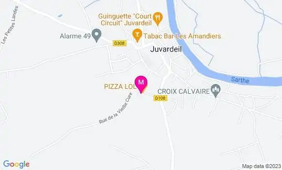 Localisation Restaurant  Pizza Lol
