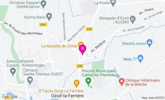Localisation Restaurant  Au Lusiadas