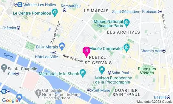 Localisation Restaurant  Mosaique