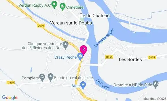Localisation Verdun Kebab