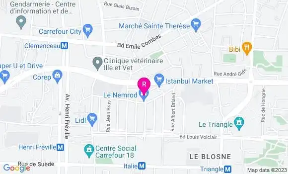 Localisation Restaurant  Foodies