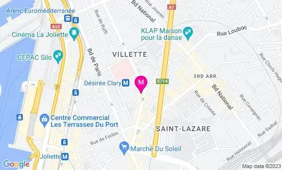 Localisation Restaurant Grill Le Crystal