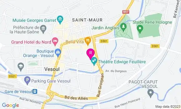 Localisation Kebab de Vesoul